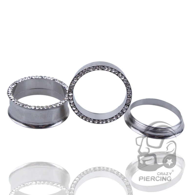 Ювелирные изделия для тела хирургическая сталь мульти прозрачный кристалл Rimmed