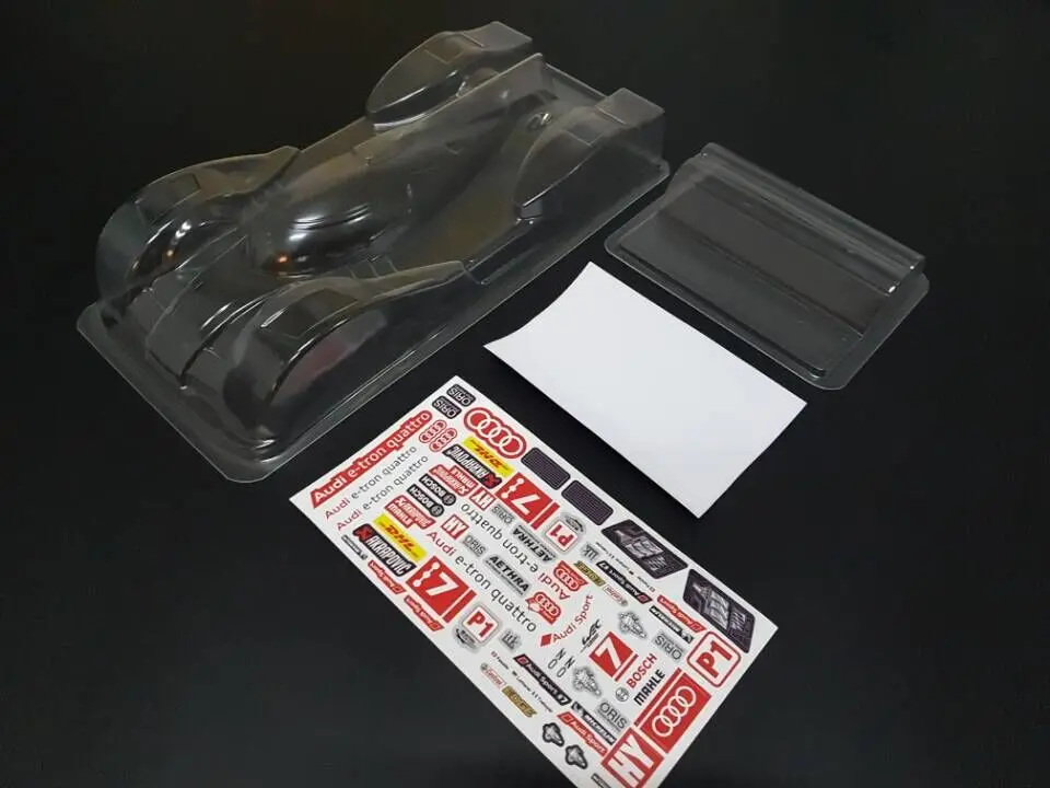 Team C 1/10 Le Mans 190 мм прозрачный корпус с наклейками наклейки для Kyosho Tamiya raxxas Losi на