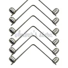 Лот 50 шт.лот 6x8 мм весло для Каяка палатка с нажимными кнопками Пружинные зажимы блокировочная трубка с двойным штифтом