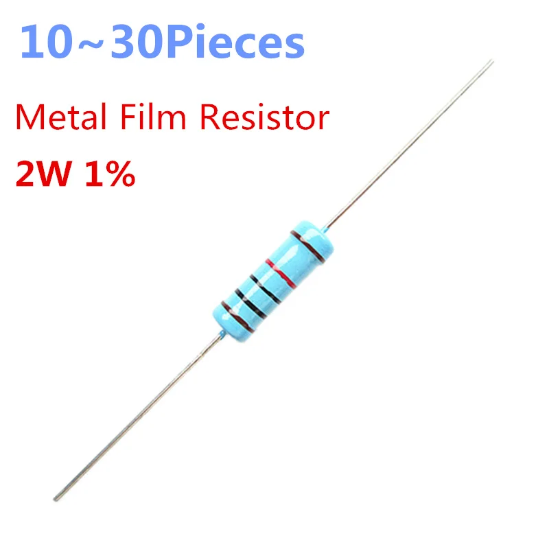 

10~30pieces 240K ohm 2W 1% Radial DIP Metal Film Axial Resistor 240Kohm 2W Resistors