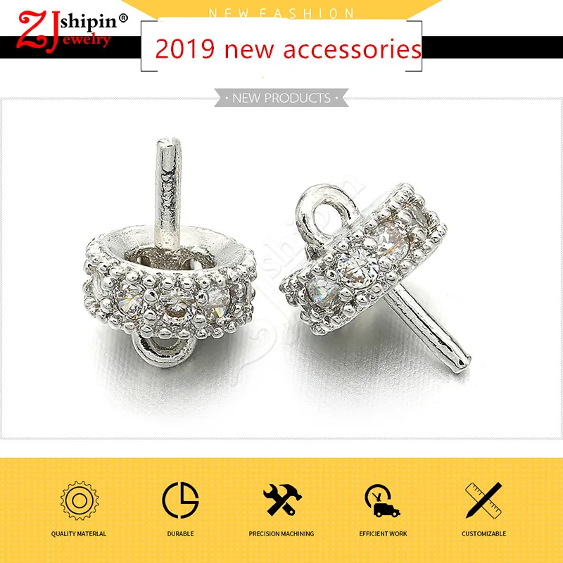 Подвеска из латуни с микро инкрустированным фианитом 2019 ювелирные изделия
