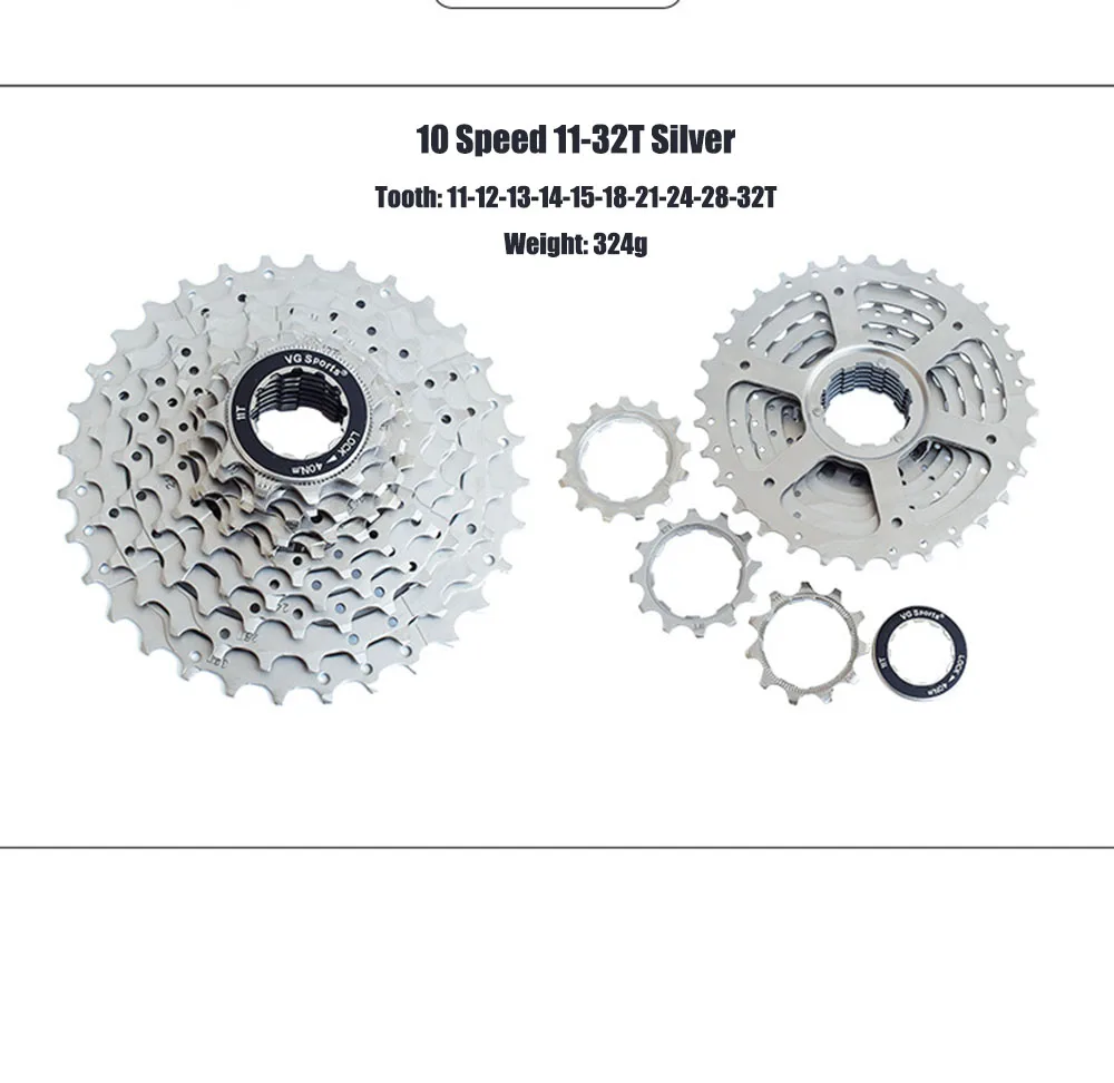 MTB велосипед кассета Звездочка велосипед маховик 10 скоростей 11-25 T/28 T/32 T Fixie cdg для Shimano Sram 10 V VG Sport