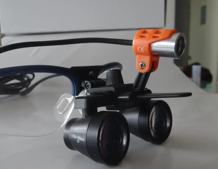 TAO'S 2 5x зубная Лупа Loupes бинокль Galileo лупы линзы очки лупа светодиодный