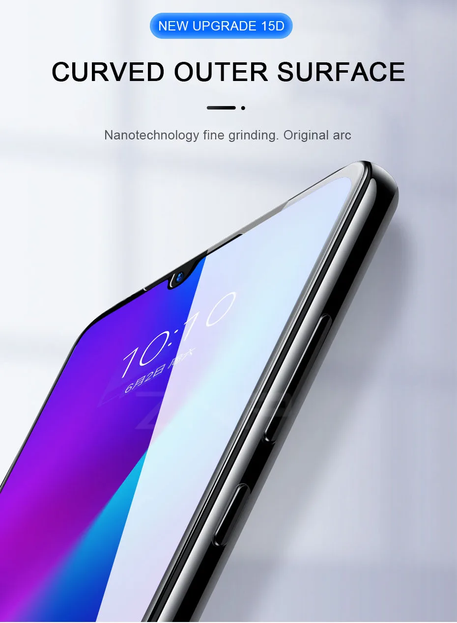 ZNP 15D стекло для Xiaomi Redmi 4X6 Pro 6A Note 5 6 7 Pro защита экрана закаленное стекло для Redmi 5 Plus 5A Note 7 стеклянная пленка