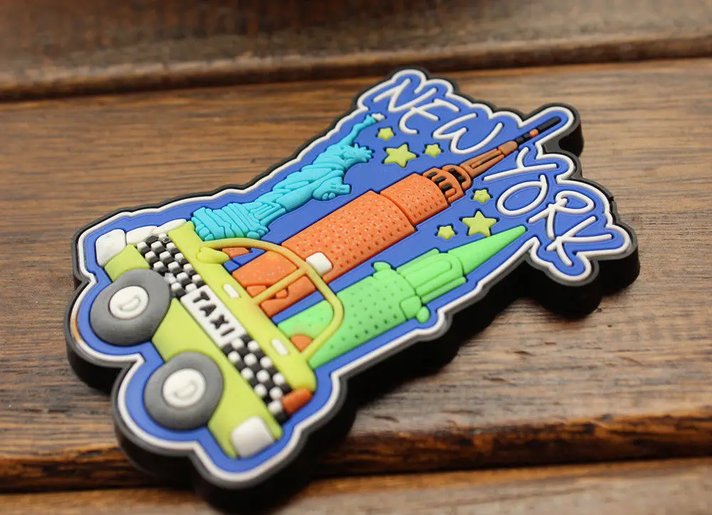 Нью-Йорк США туристический сувенир для путешествий резиновый магнит на