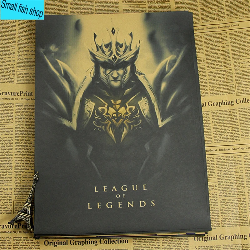 Наклейки на стену Лига Легенд с