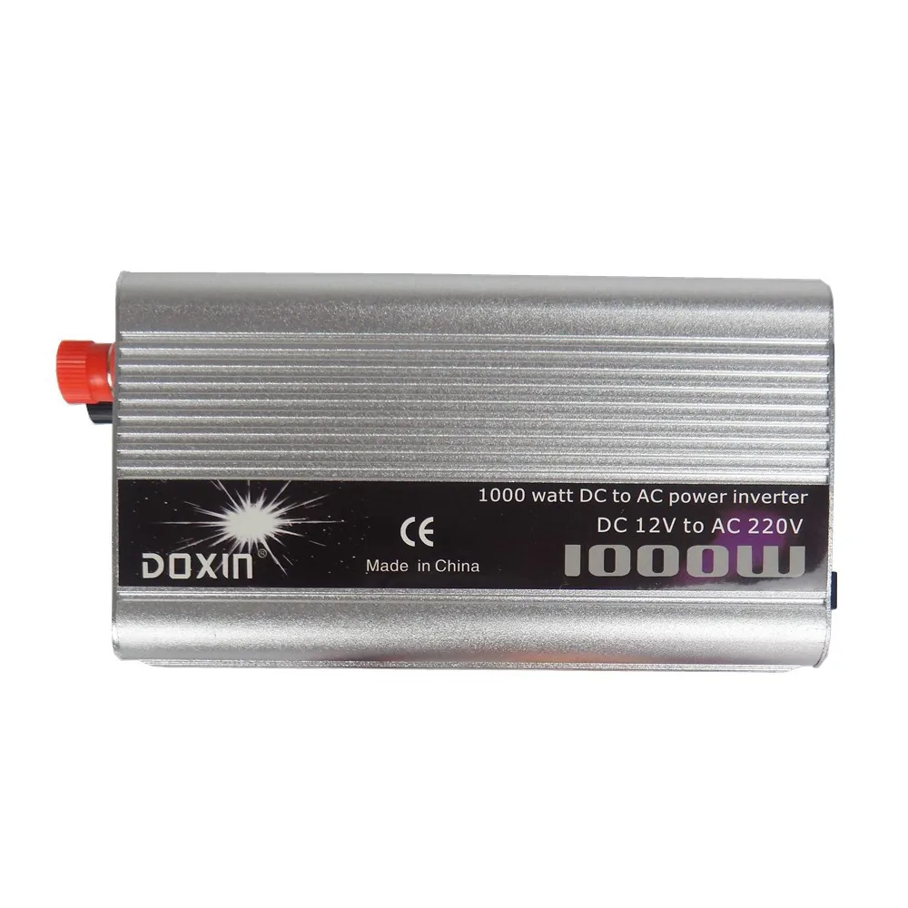 Преобразователь напряжения 12 В в 220 24 автомобильный инвертор с USB 1000 Вт мощности