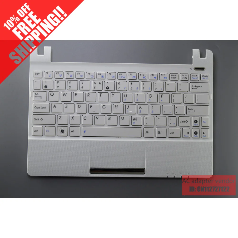 Новая замена для клавиатуры ноутбука ASUS Eee PC X101H X101CH белый plamrest|laptop keyboard|replacement laptop