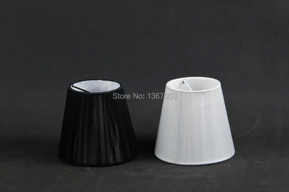 12 см Современная черная белая люстра с абажуром тканевый настенный светильник