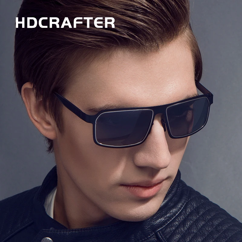 Солнцезащитные очки HDCRAFTER Мужские поляризационные модные повседневные