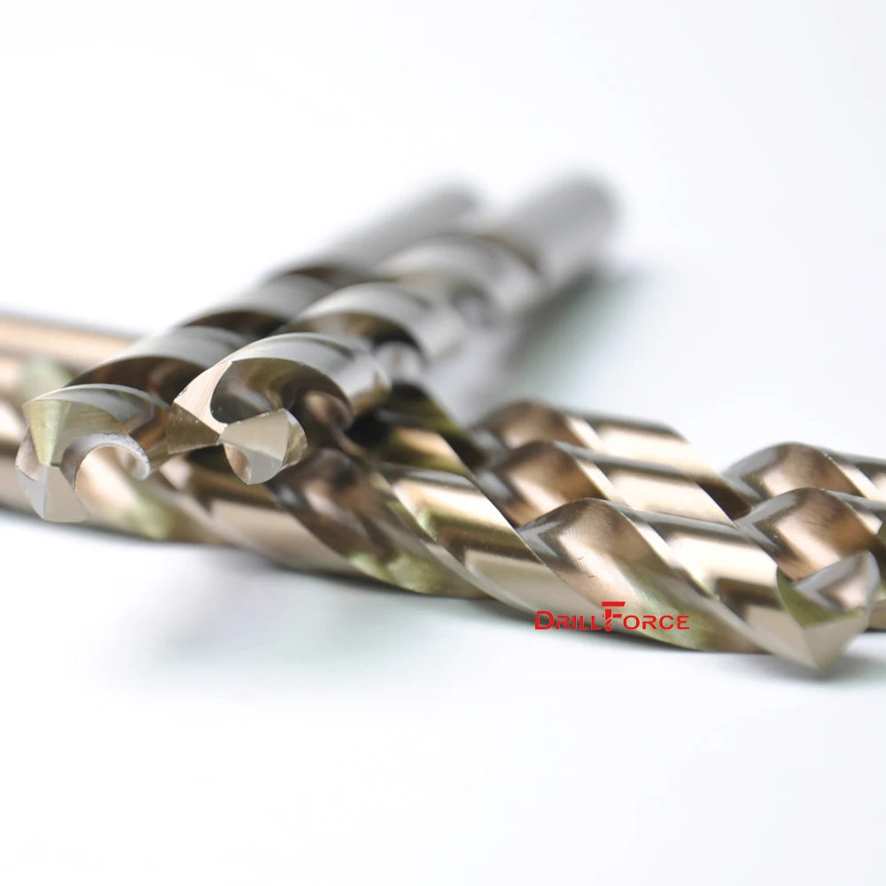 Drillforce Tools M35 набор сверл с кобальтом, HSS-CO набор сверл 1,0-10 мм, для бурения на закаленной стали, чугуне и нержавеющей стали