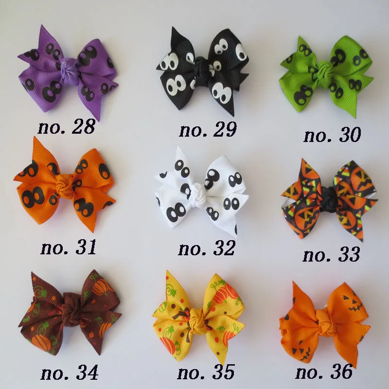 50 PCS Good Girl 2.5&quot Wing Hair Bow Clip Halloween Accessories Wholesale | Аксессуары для одежды