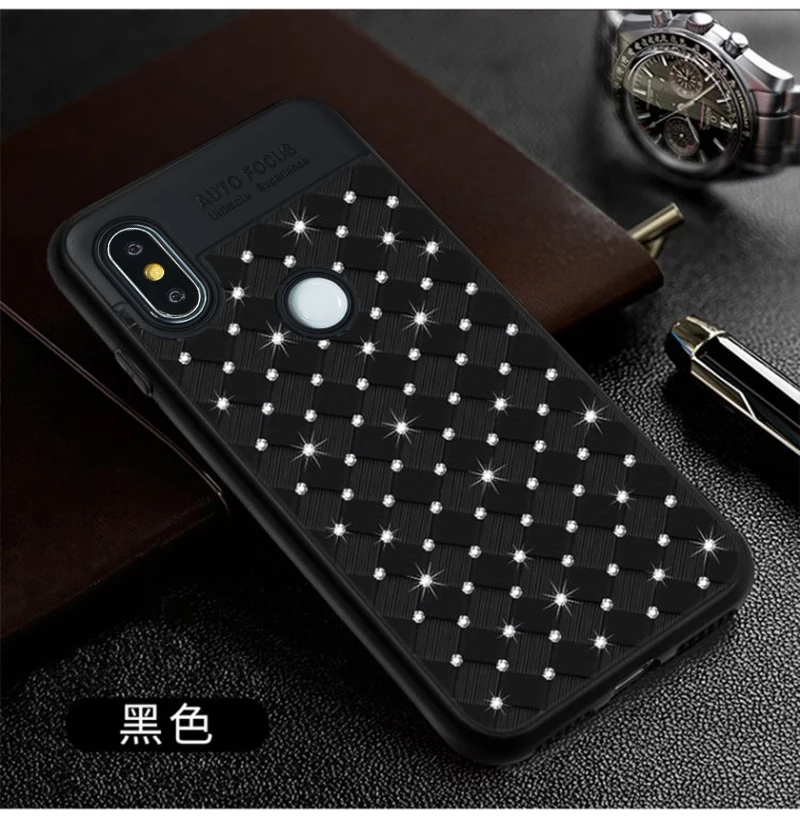 YonLinTan glitter diamond 3D coque cover case For Xiaomi MI 6X = A2 MIA2 xiomi on luxury back Phone silicone silicon ases |