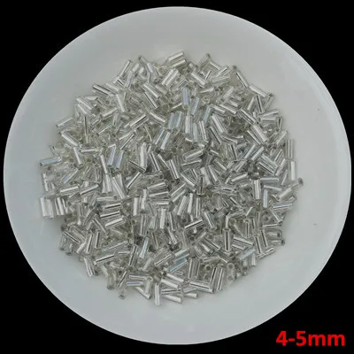 20 г/лот Серебристые чешские стеклянные рассады разделительные бусины из