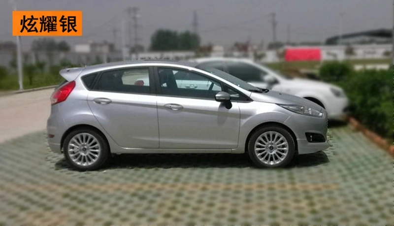Используется для ford fiesta спойлер 2009 2018 высокого качества ABS Материал окрашенный