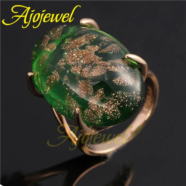 Ajojewel великолепный одиночный большой камень кольцо украшение для ногтей перстень