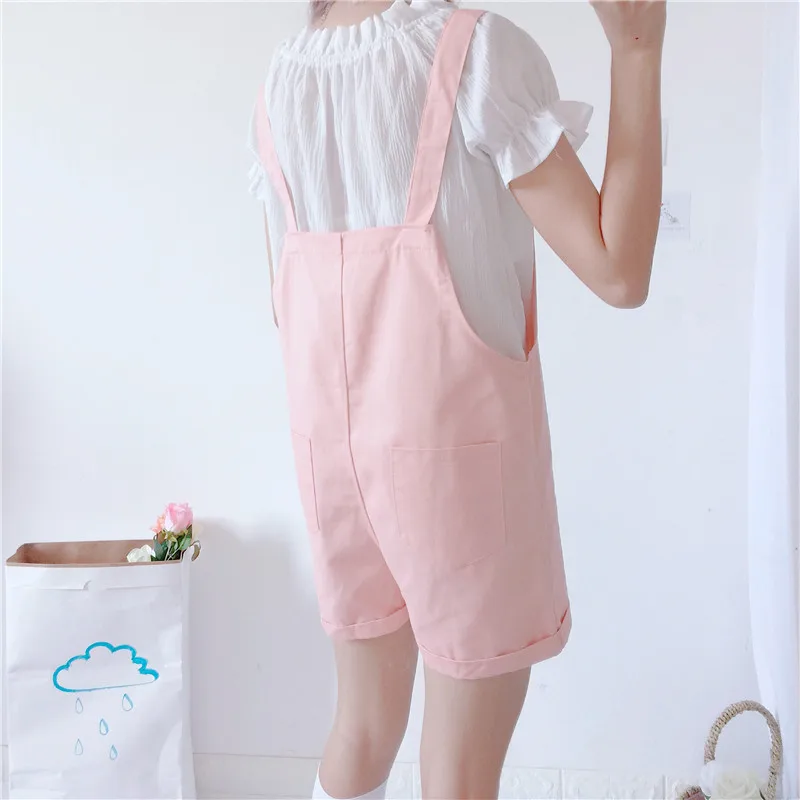 Lychee/комбинезон для девочек с вышивкой в виде кошки и рыбы женские комбинезоны