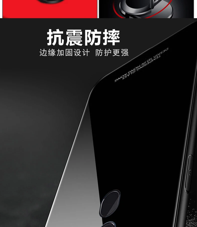 Для oppo F11 Pro Чехол из твердого закаленного стекла с кольцом-подставкой Магнитный защитный чехол на заднюю панель для oppo f11pro