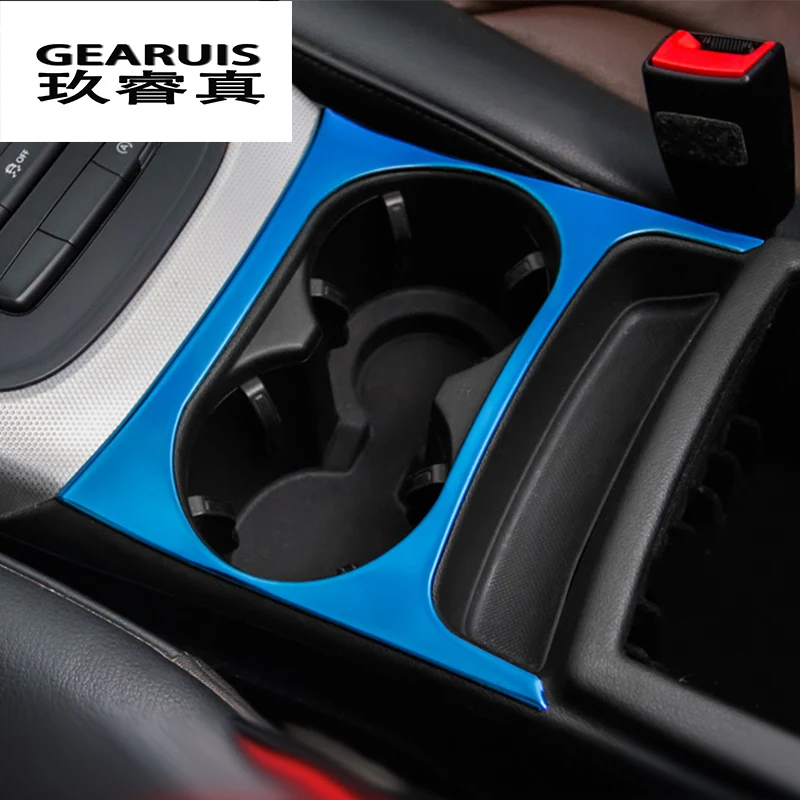 

Car Styling Interior Stickers Covers Water Cup Holder Panel Decorative Trim For Audi Q5 2009-2017 Interior auto Accessories