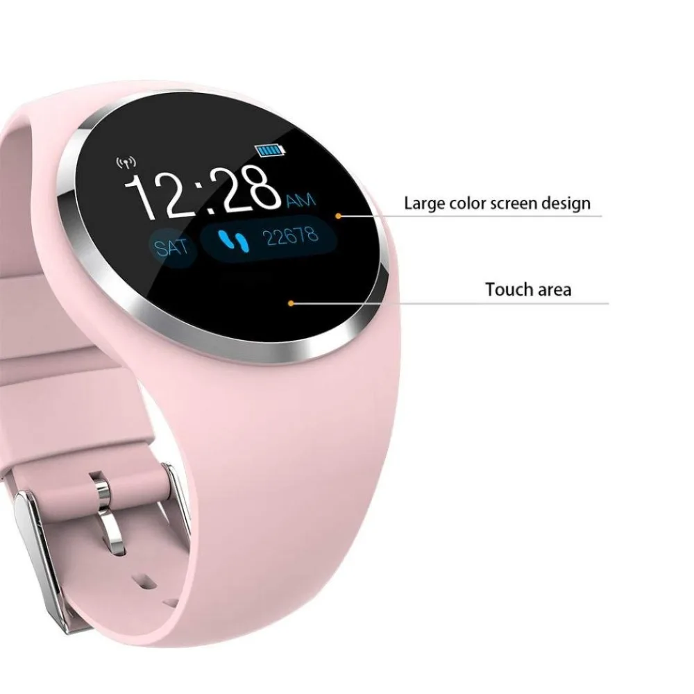 Смарт часы Нержавеющая сталь Водонепроницаемый носимого устройства Smartwatch