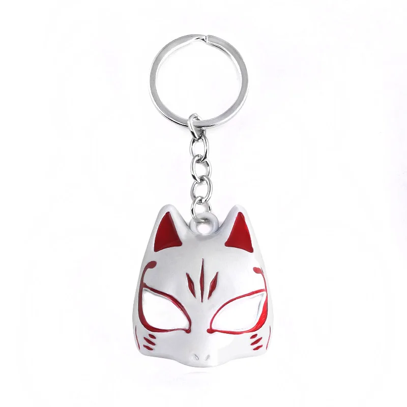 K324 SG Нацумэ книга друзей лиса маска Брелки Подвески Persona 5 Yusuke Kitagawa Кот Учитель автомобиль брелок для мужчин ювелирные изделия подарок - Цвет: K324