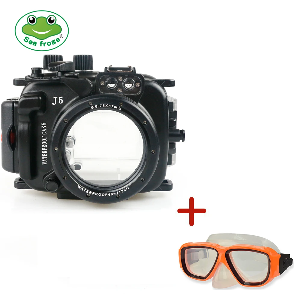 Для Nikon J5 10 мм Камера Корпус подводный чехол 40 м глубина рейтинг фото видеосъемка