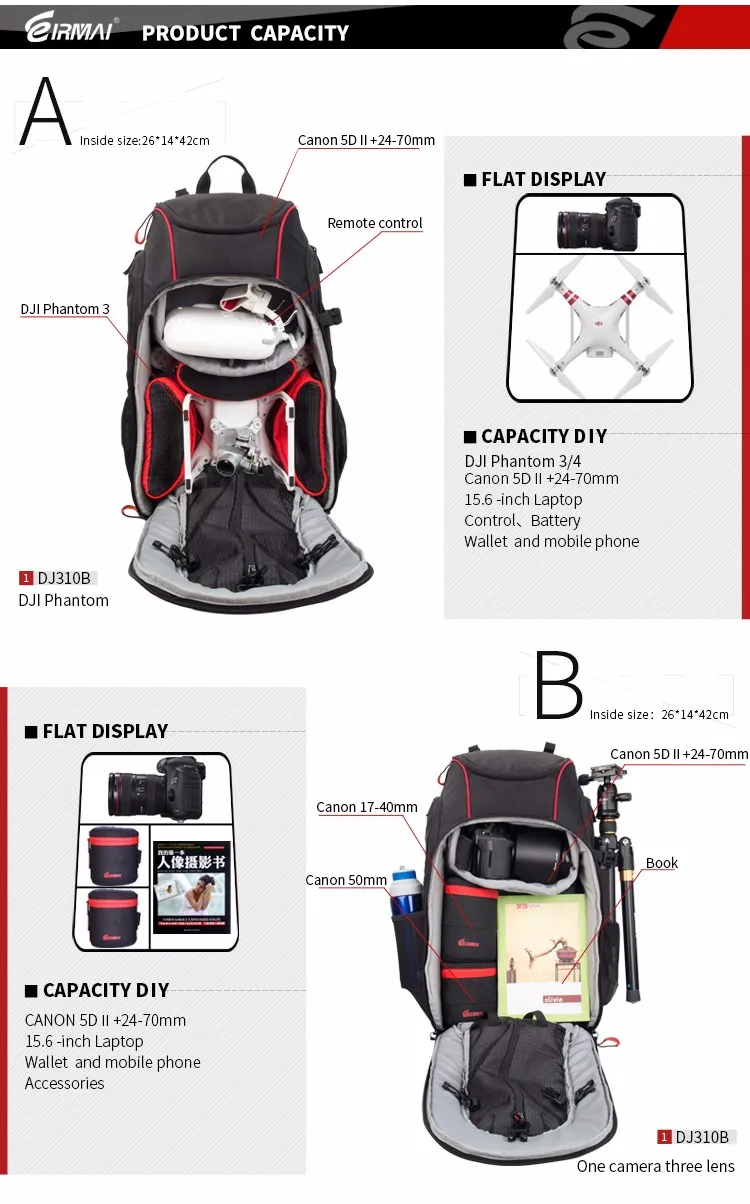 Профессиональный Рюкзак для DJI phantom 2/3/4 MARVIC PRO|backpack for phantom|bag backpackbag |