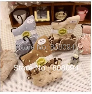 South Korea's lovely department falbala wave point women cotton socks|socks argyle|socks bigsock |