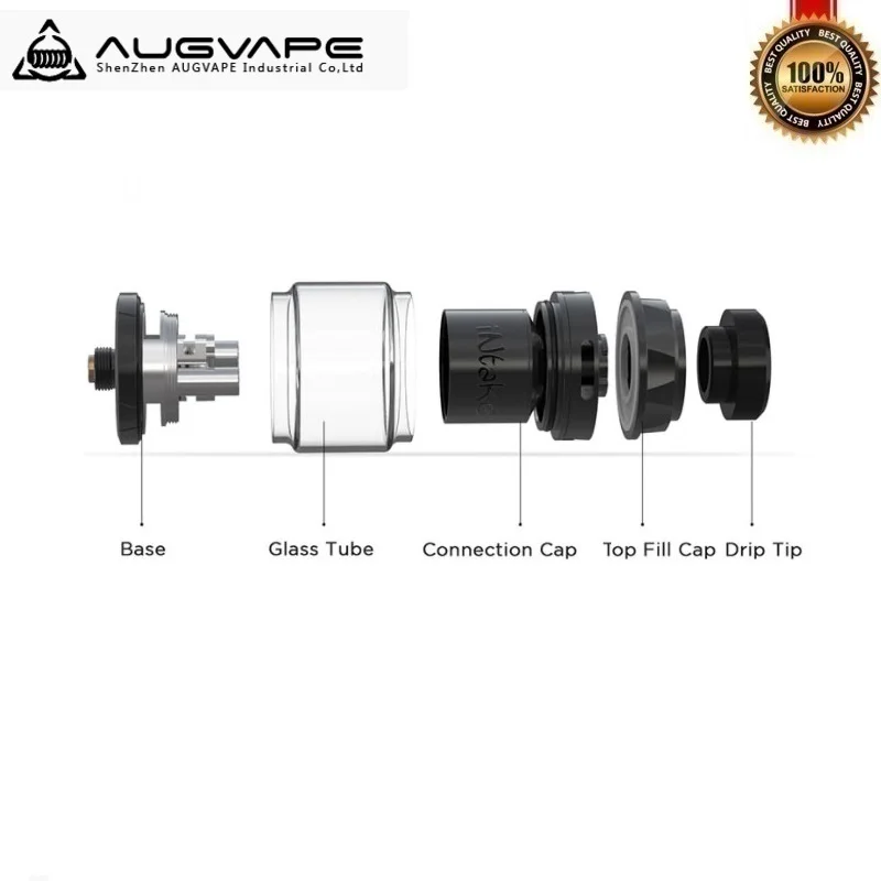 Емкость для вейпа Augvape емкость RTA 4 2 мл Ремонтный атомайзер 24 мм одна катушка Vs Zeus