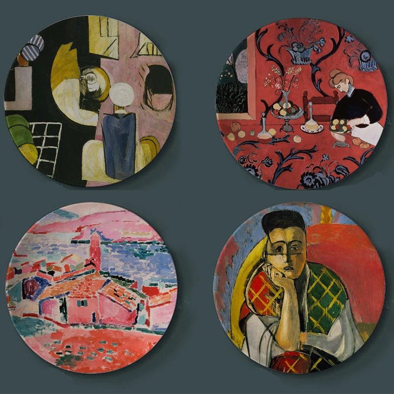 Декоративные тарелки Matisse Керамическая Настенная подвесная тарелка абстрактная
