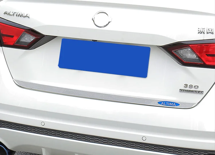 Для Nissna Altima (L34) 2019 2020 крышка задней двери из нержавеющей стали отделка молдинг