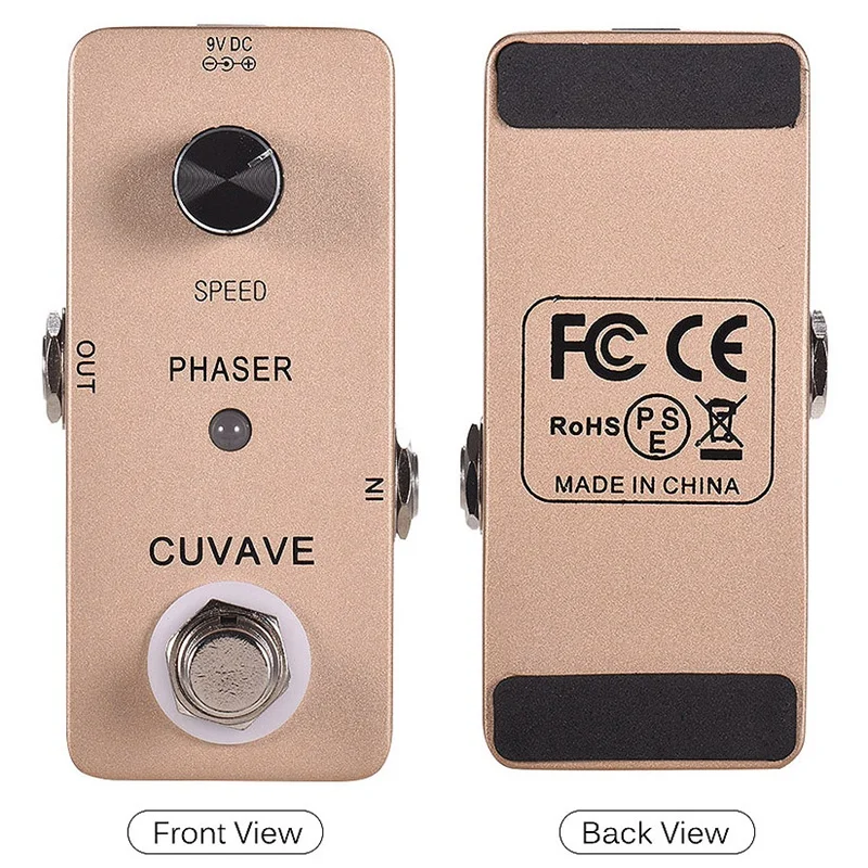 Cuvave Phaser аналоговый психоделический фазовый гитарный эффект педали цинковый