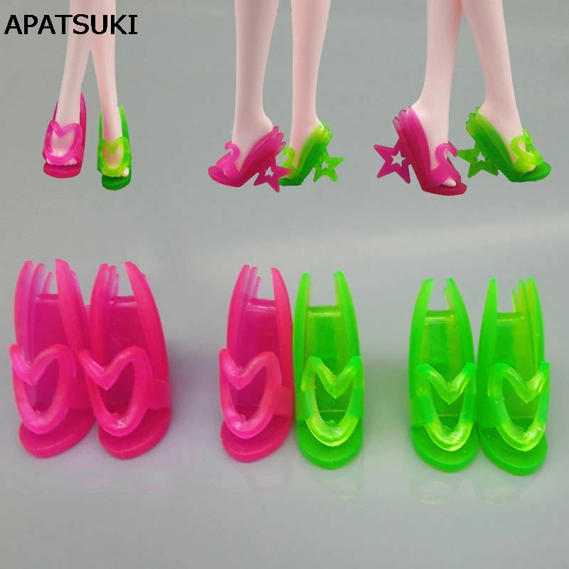 5 пар/лот аксессуары для кукол модная обувь Monster High высококачественные босоножки