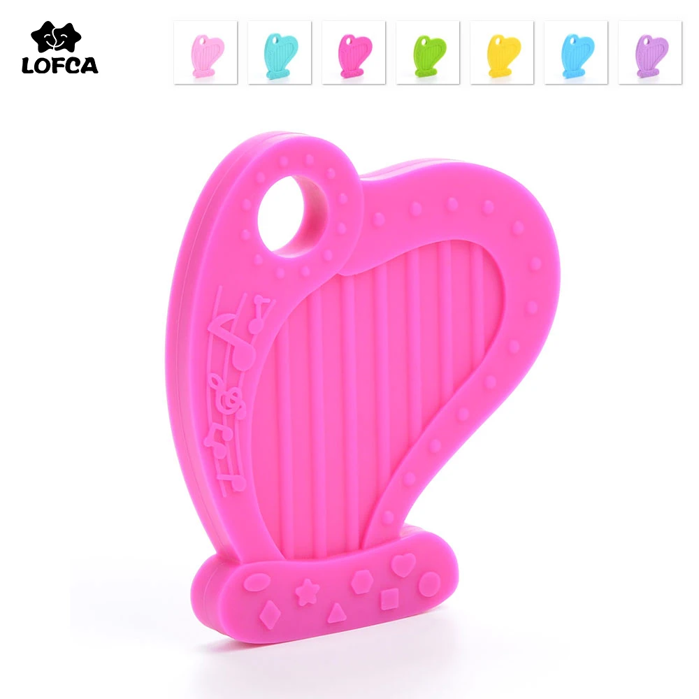 

1 шт., силиконовый Прорезыватель для зубов, 7 цветов