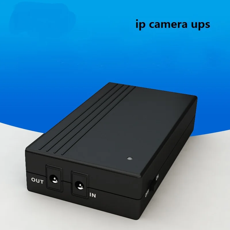 cctv camera DVR NVR With DC input output 12V 2A ups portable power supply 12 volt backup battery |