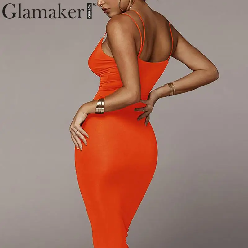 Гламурное платье с v-образным вырезом Черное длинное трикотажное Для женщин