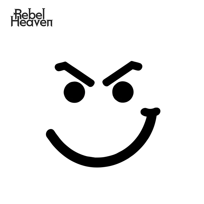 Наклейки для автомобиля Rebel Heaven Виний JDM декоративные оконные мужские Серферы SMIRK