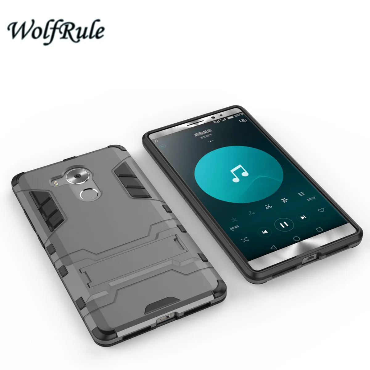 Противоударный чехол WolfRule для Huawei Mate 8 мягкий силиконовый + жесткий пластиковый с