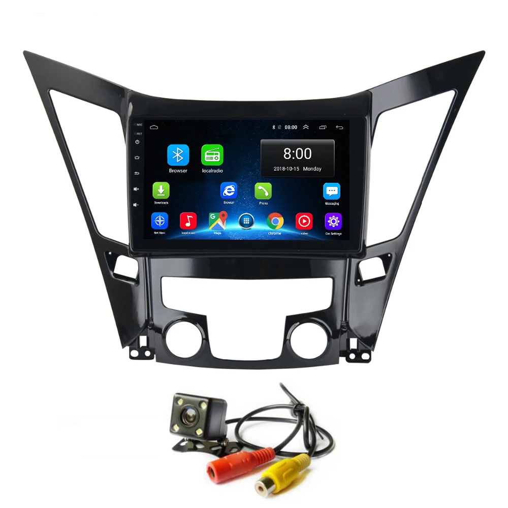 Android 8 1 автомобильный Радио gps для hyundai Sonata i40 i45 i50 2011 2014 стерео головное устройство