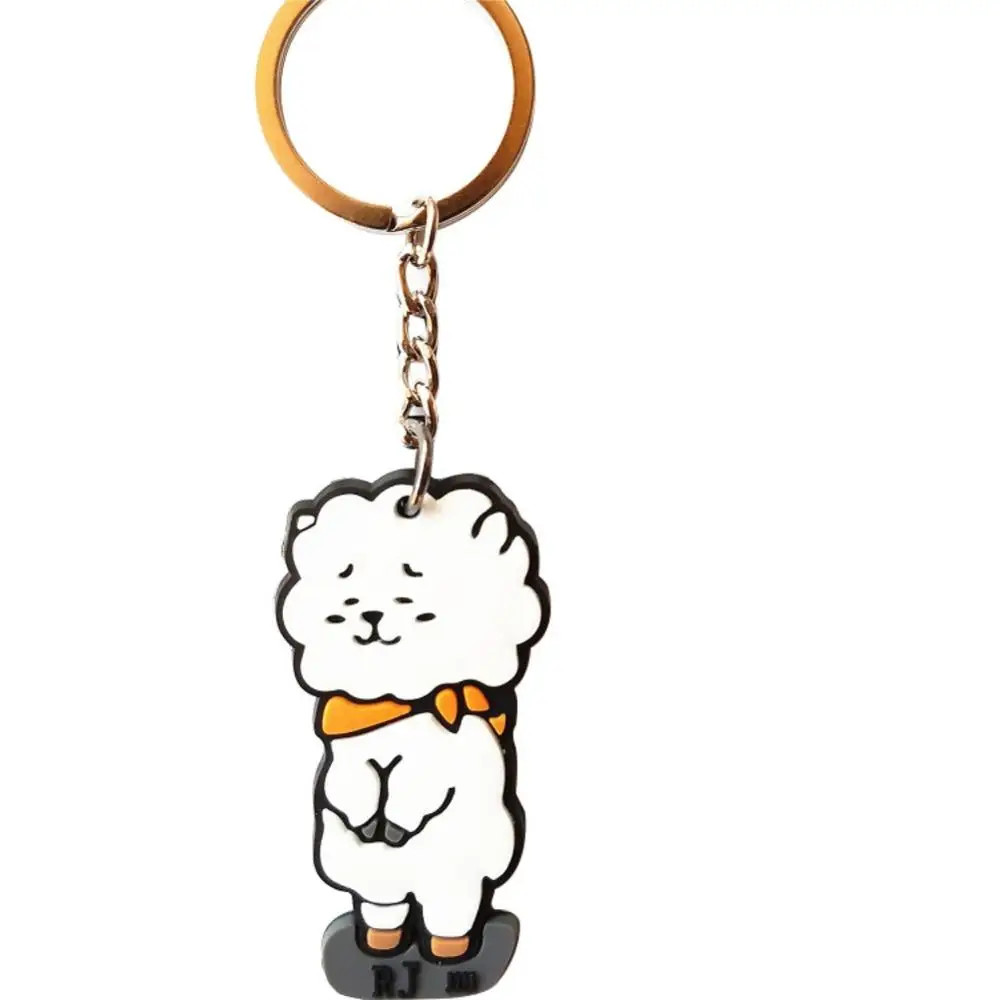 RJ 8 шт. BT21 Мобильный автомобиль подарок милый мультфильм J hope V Suga для мужчин и женщин подарок подвески с автомобилем автомобильные аксессуары - Название цвета: RJ