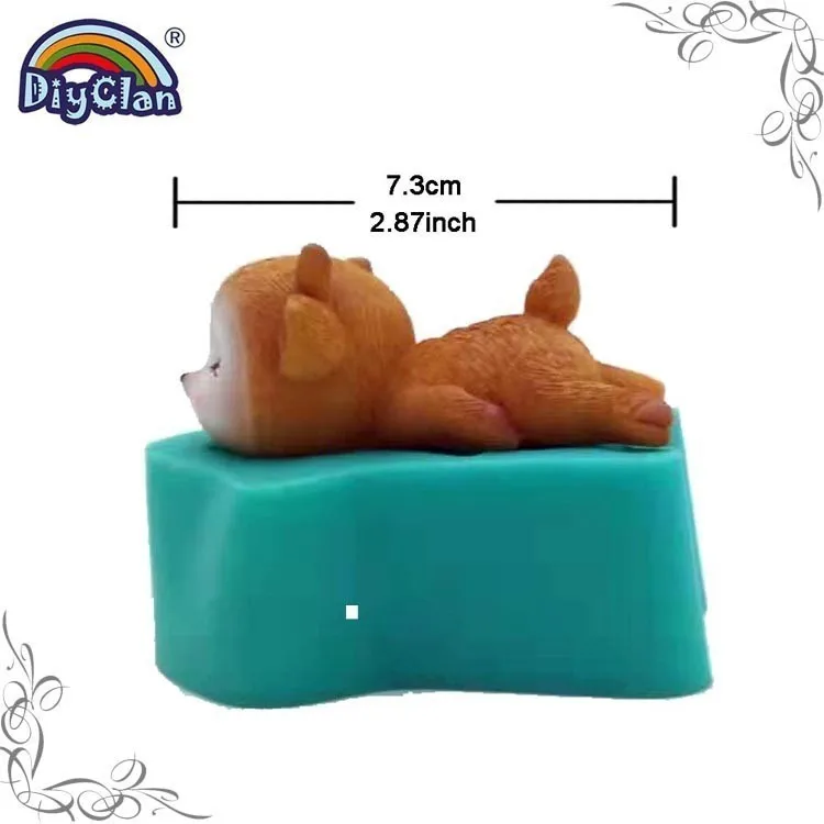 S0548XL Sika олень модель силиконовые формы для свечей мыло решений животных серии помадка торт плесень глина цемент Шоколад украшения инструменты - Цвет: S0548XL