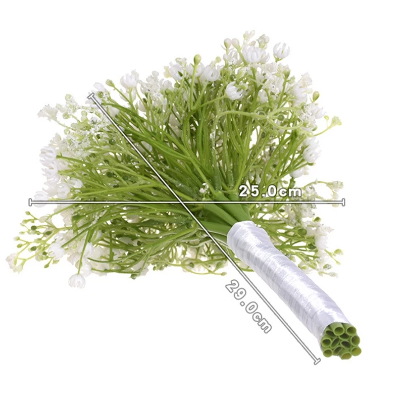 opening promotion-Wedding Bridal Bouquet Artificial Flowers Gypsophila Flower Simulation Starry Decorating Party Home | Дом и сад