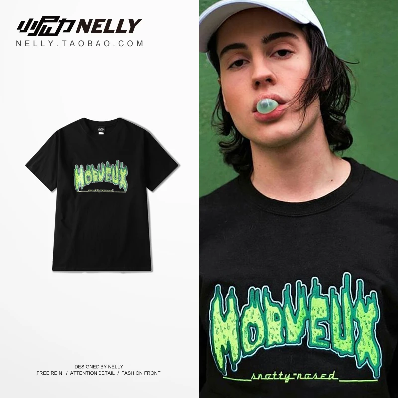 Мужская футболка с коротким рукавом NELLY винтажный хлопковый топ круглым вырезом