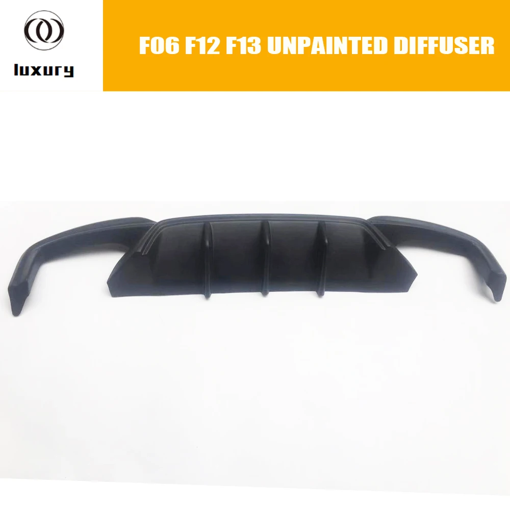 FRP Неокрашенный диффузор для заднего бампера F12 F13 F06 640 650 M Sport &amp M6 2012-2017 |