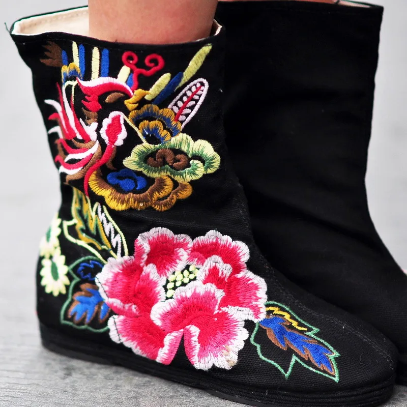 Женские весенне-осенние увеличивающие рост ботильоны с круглым носком в