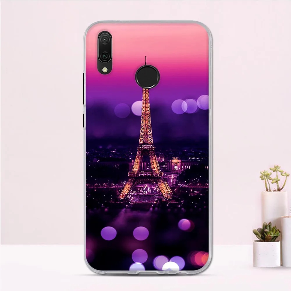 Мягкий чехол из ТПУ для Huawei Y9 2019 силиконовый задняя крышка 6 5 дюйма Enjoy 9 Plus |