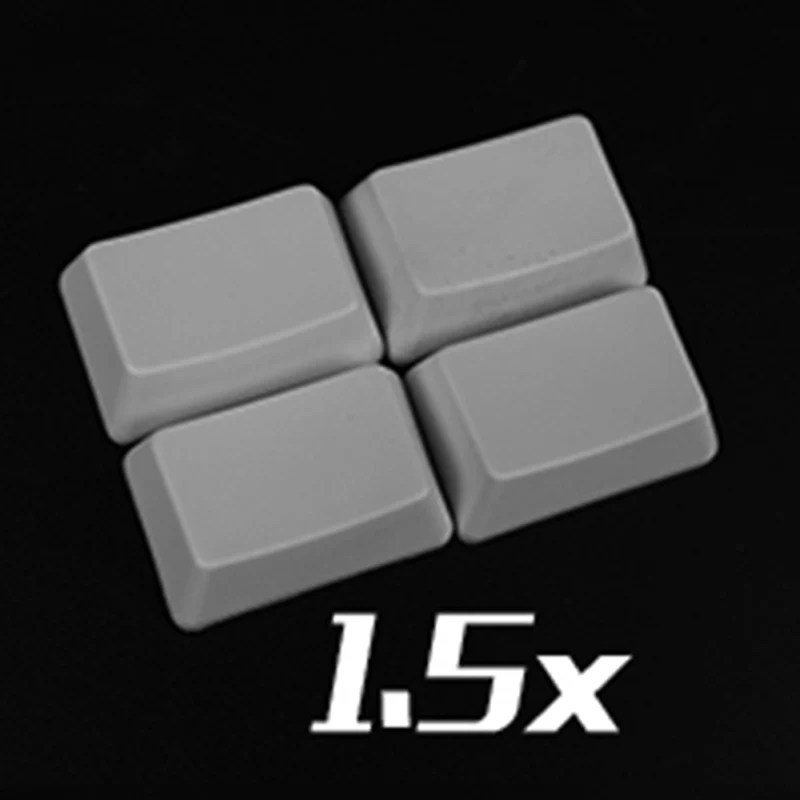 Чистый белый колпачок ключа без букв для переключателей Cherry Mx механическая