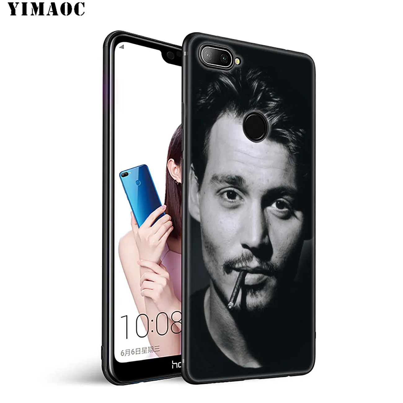 YIMAOC Мягкий силиконовый чехол Джонни depp для телефона Huawei Honor 20 Pro 8C 8X 8 9 9X 10 Lite 7X 7A