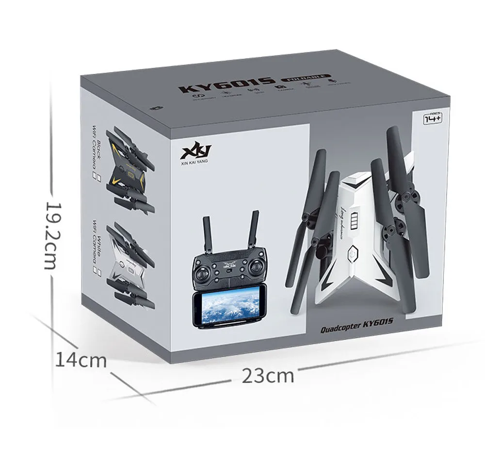 Складной wifi FPV RC Квадрокоптер Дрон с 1080P 5.0MP камерой селфи Дрон Радиоуправляемый вертолет Дрон 20 минут дети