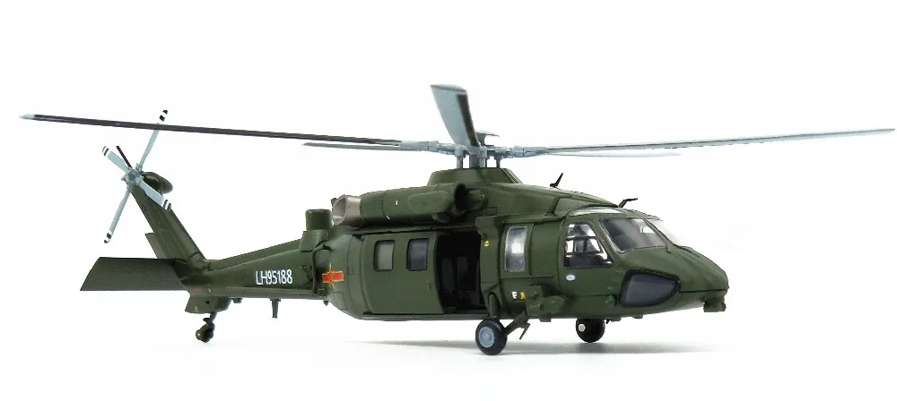 Редкое Специальное предложение 1: 72 общая модель вертолета Китая наземная авиация Z-20 Сплав Военная коллекция моделей